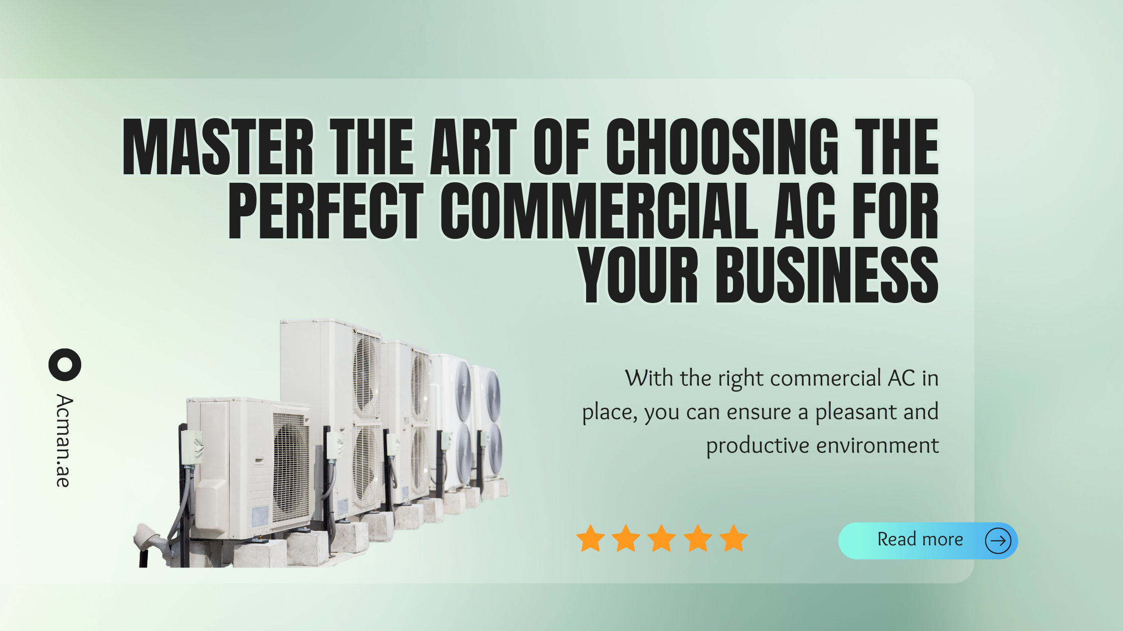 Master the Art of Choosing the Perfect Commercial AC for Your Business